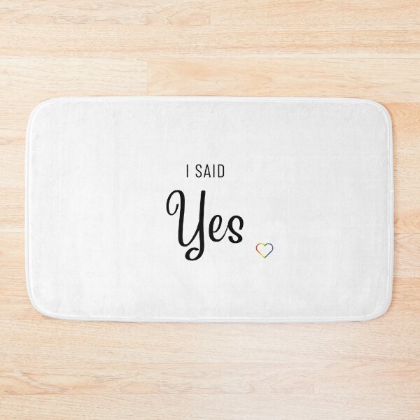 Item preview, LGBTQ Couples T-shirt, I Said Yes slogan T-Shirt, Couples T-Shirt  unisex t-shirt, LGBTQ Engaged T -shirts, Not Sold as pairs, Gift for LGBTQ Couple  designed and sold by PrideBeProud.