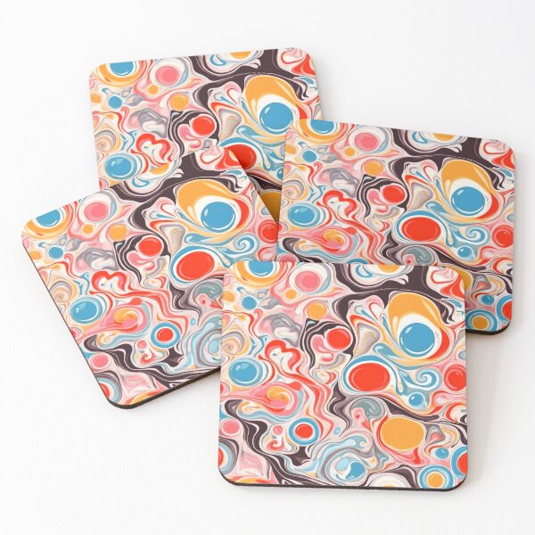 Item preview, Marble colorful pattern designed and sold by jinmommyonline.