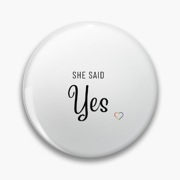 Item preview, LGBTQ Couples T-shirt, She Said Yes slogan T-Shirt, Couples T-Shirt  unisex t-shirt, LGBTQ Engaged T-shirts, Not Sold as pairs, Gift for LGBTQ Couple  designed and sold by PrideBeProud.
