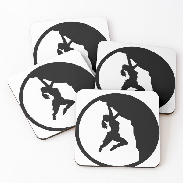 Item preview, woman rock climbing designed and sold by UARTZ.