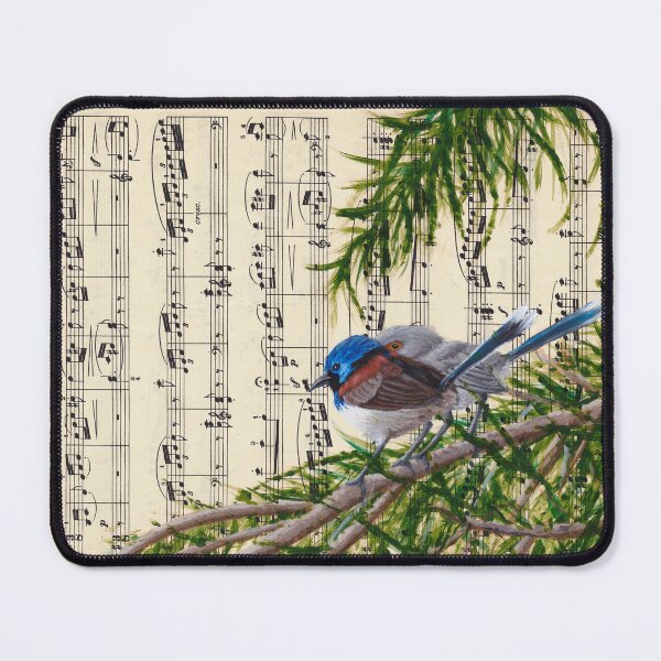 Item preview, Purple Backed Fairy Wrens designed and sold by Charlene's Art.