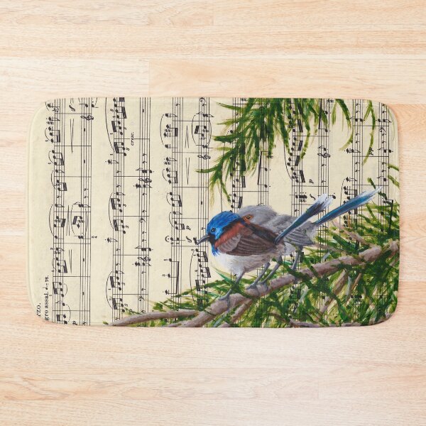 Item preview, Purple Backed Fairy Wrens designed and sold by Charlene's Art.