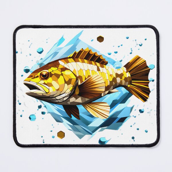 Item preview, geometric Cod fish designed and sold by Cardsurveyors.
