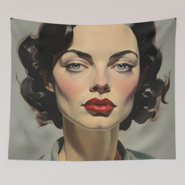 Item preview, Painting of a woman designed and sold by Working-Woman.