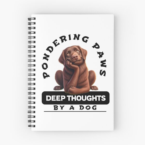 Item preview, Pondering Paws: Deep Thoughts by a Dog designed and sold by Hungry-Murphy.