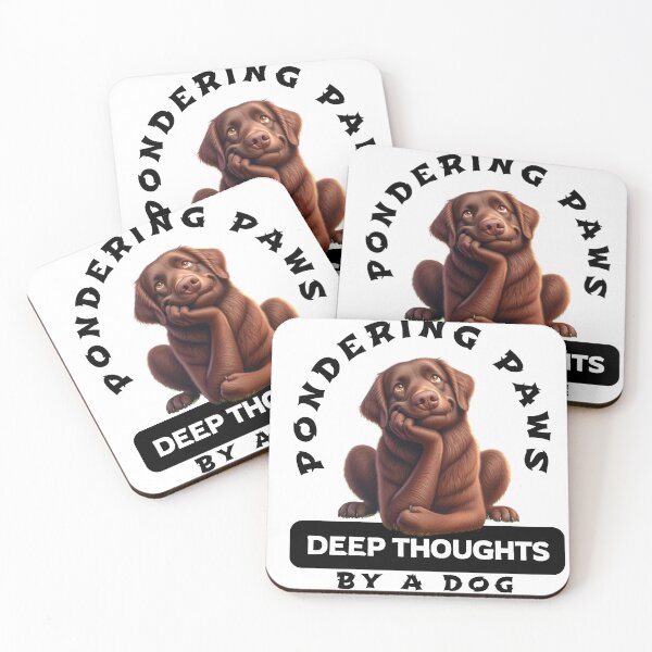 Item preview, Pondering Paws: Deep Thoughts by a Dog designed and sold by Hungry-Murphy.