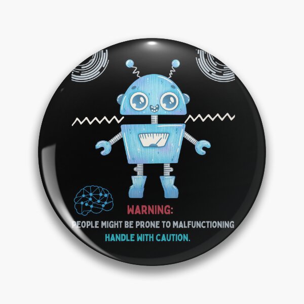 Item preview, funny joke robot design  designed and sold by Dwipo Design.