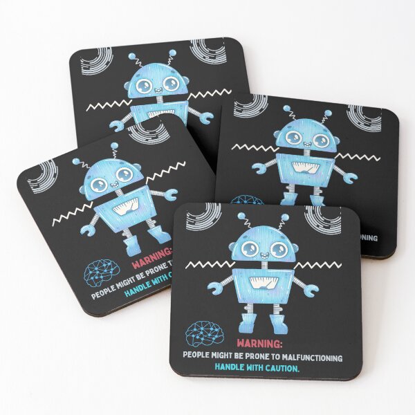 Item preview, funny joke robot design  designed and sold by Dwipo Design.