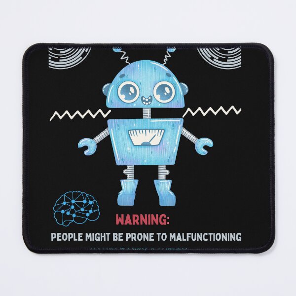 Item preview, funny joke robot design  designed and sold by Dwipo Design.