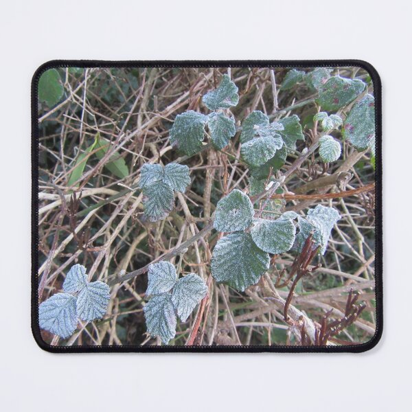 Item preview, Winter Frosting On Blackberry Leaves designed and sold by lezvee.