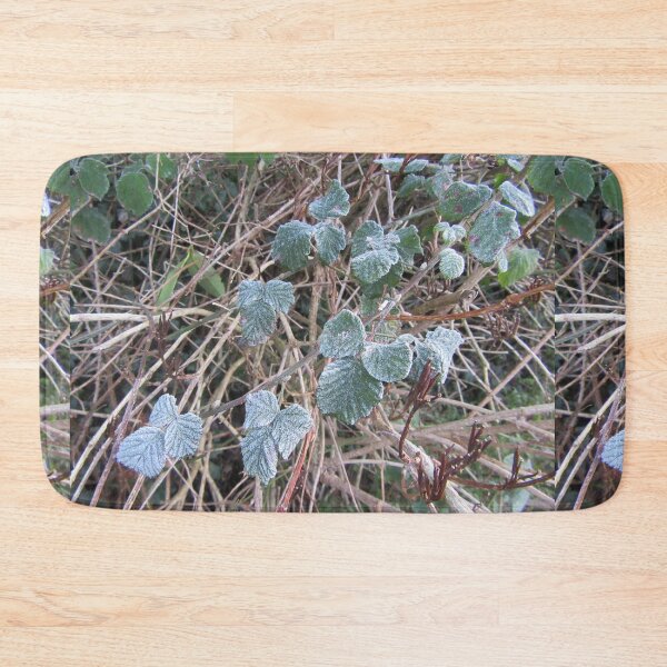 Item preview, Winter Frosting On Blackberry Leaves designed and sold by lezvee.