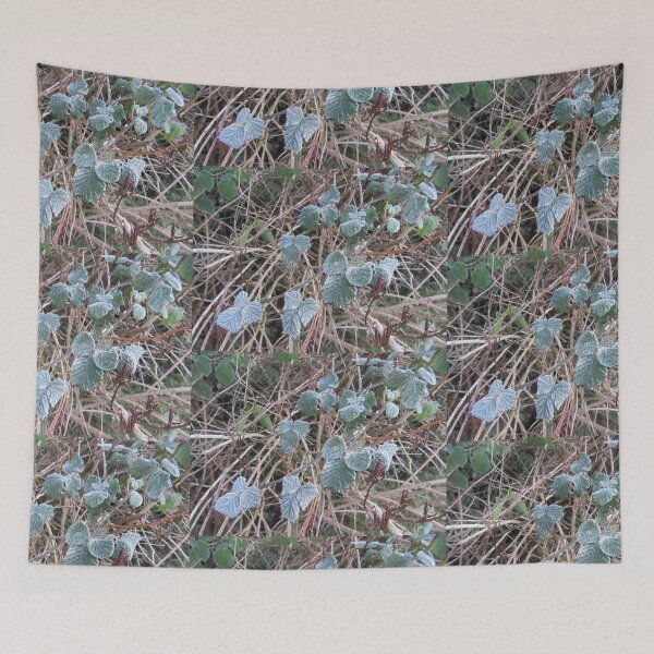 Item preview, Winter Frosting On Blackberry Leaves designed and sold by lezvee.