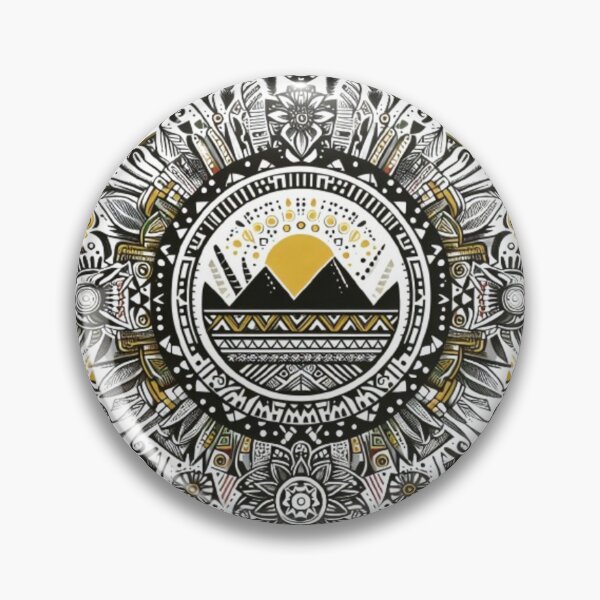 Item preview, Ndebele Design Tribal Pattern | African Style Geometry Art designed and sold by Agmari.