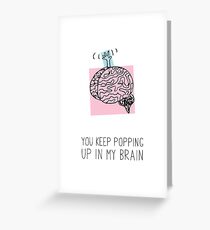 Brain Buddy Greeting Card