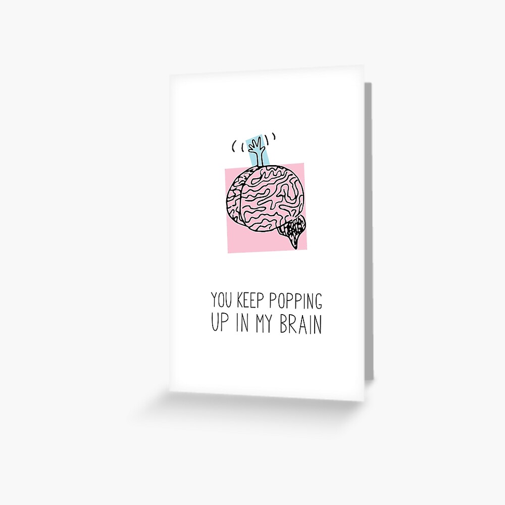 Brain Buddy Greeting Card