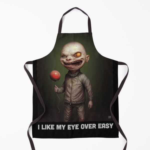 Item preview, Creepy Man with Egg Yolk Eye - Low Brow Art designed and sold by DarkEnough.