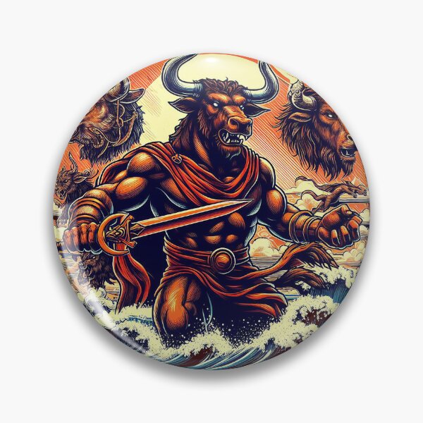 Item preview, "Unleash the Beast Minotaur's Power Unbound." designed and sold by LuharBrothers.