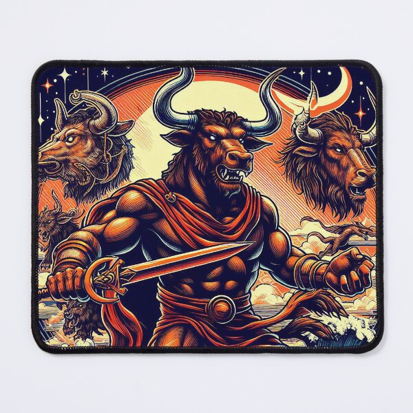 Item preview, "Unleash the Beast Minotaur's Power Unbound." designed and sold by LuharBrothers.