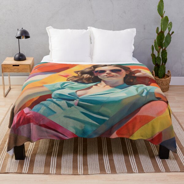 Item preview, Painting of a woman on the beach designed and sold by Working-Woman.