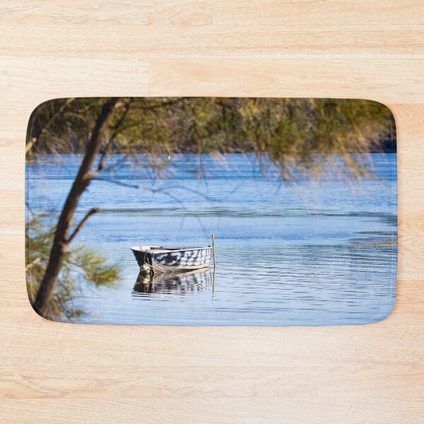 Item preview, Dinghy on the lagoon - boat designed and sold by Tara Smithson.