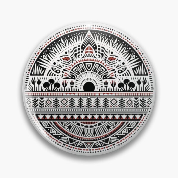 Item preview, Ndebele Design Tribal Pattern | African Style Geometry Art designed and sold by Agmari.