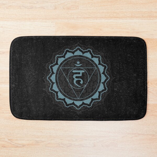 Item preview, Throat Chakra Mandala - Coal + Peacock designed and sold by Irene Estelle.