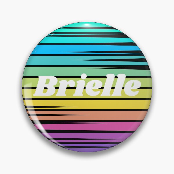 Item preview, Brielle | Brielle Colorful Name | Sunset Beach | Cool Names | Stripes designed and sold by ShroomMagic.