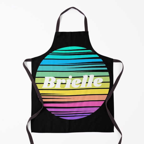 Item preview, Brielle | Brielle Colorful Name | Sunset Beach | Cool Names | Stripes designed and sold by ShroomMagic.