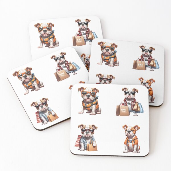 Item preview, Bulldog cute puppy dog travel Sticker Pack  designed and sold by Keffy.