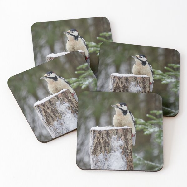 Item preview, Top shot. Great spotted woodpecker designed and sold by Jouko Lehto Photography.