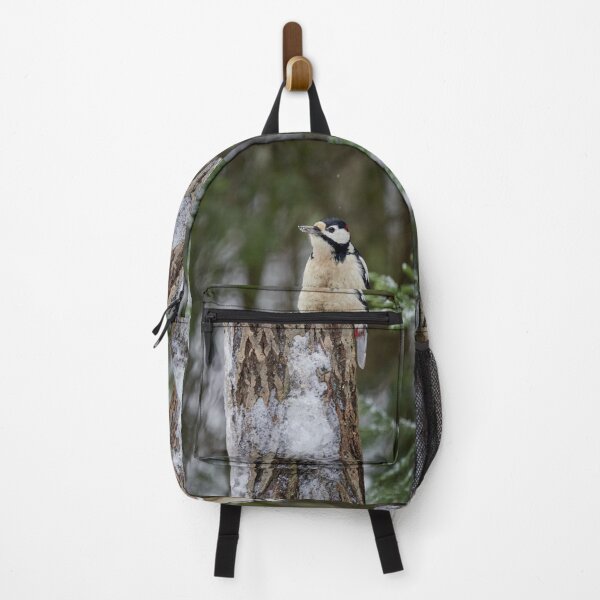 Item preview, Top shot. Great spotted woodpecker designed and sold by Jouko Lehto Photography.