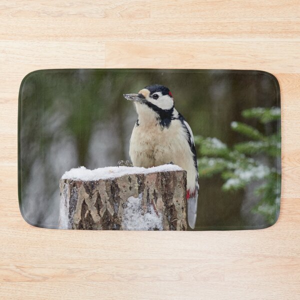 Item preview, Top shot. Great spotted woodpecker designed and sold by Jouko Lehto Photography.