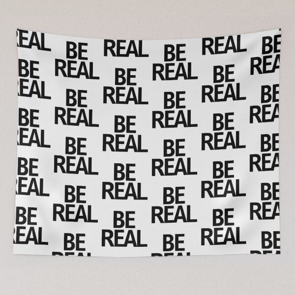 Item preview, BE REAL Typography Inspired by Mike Tyson Quote designed and sold by ironpalette.