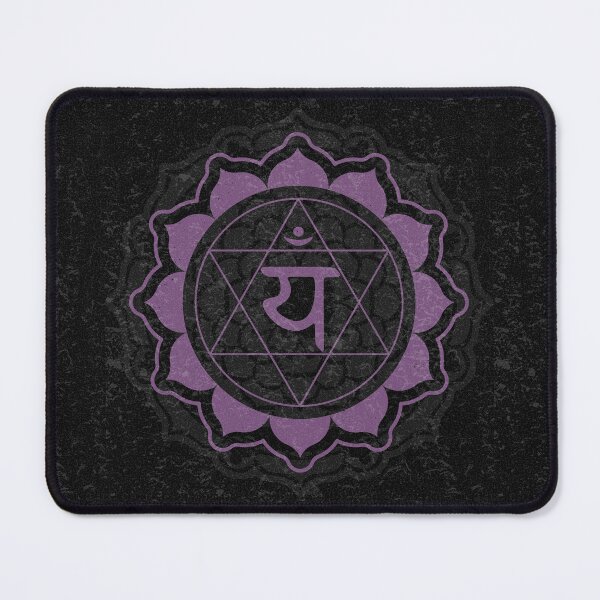 Item preview, Heart Chakra Mandala - Coal + Plum designed and sold by Irene Estelle.