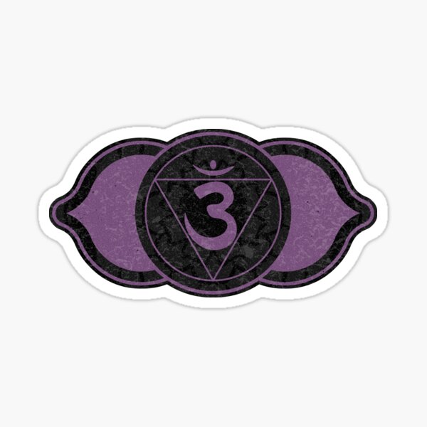 Item preview, Third Eye Chakra Mandala - Coal + Plum designed and sold by Irene Estelle.