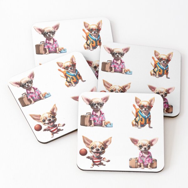 Item preview, Chihuahua cute puppy dog travel Sticker Pack  designed and sold by Keffy.