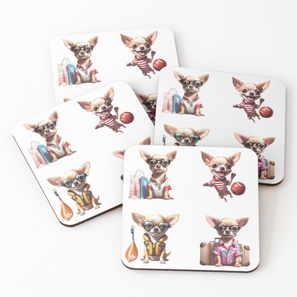 Item preview, Chihuahua cute puppy dog travel Sticker Pack 2 designed and sold by Keffy.
