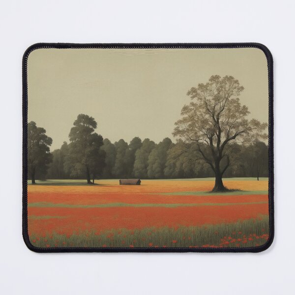 Item preview, Vintage Countryside Landscape Painting  designed and sold by TheRedPixels.