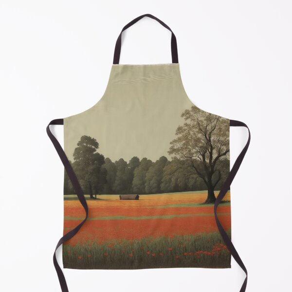 Item preview, Vintage Countryside Landscape Painting designed and sold by TheRedPixels.
