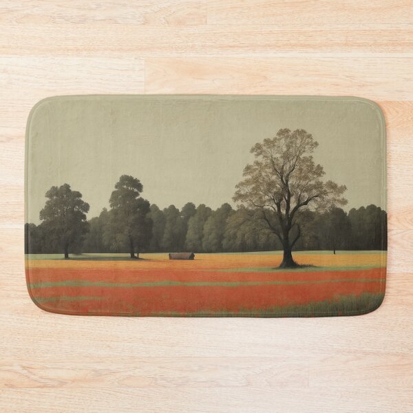 Item preview, Vintage Countryside Landscape Painting  designed and sold by TheRedPixels.