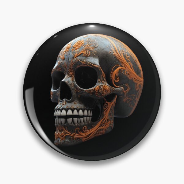 Item preview, extremely detailed and intricate human skull designed and sold by Fantasymachine.