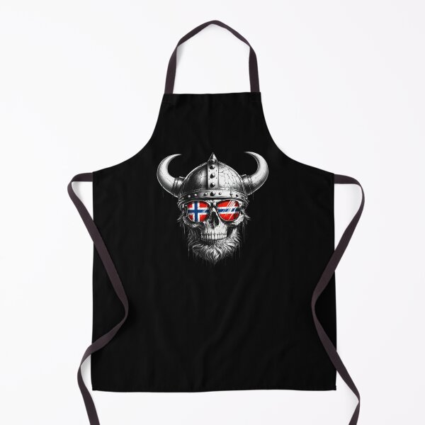 Item preview, Norwegian Flag Norwegian Viking Skull designed and sold by Pati-Design.