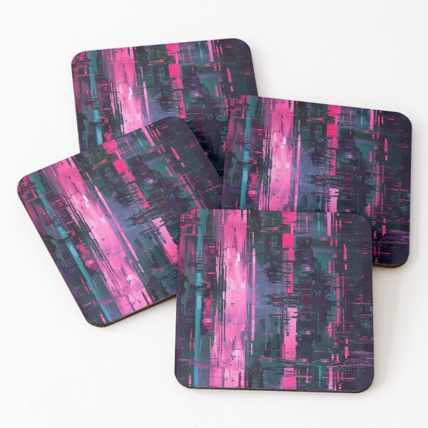 Item preview, Glitch Cyberpunk Pattern designed and sold by GrinGalore.