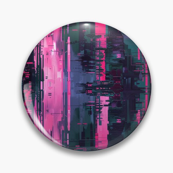 Item preview, Glitch Cyberpunk Pattern designed and sold by GrinGalore.