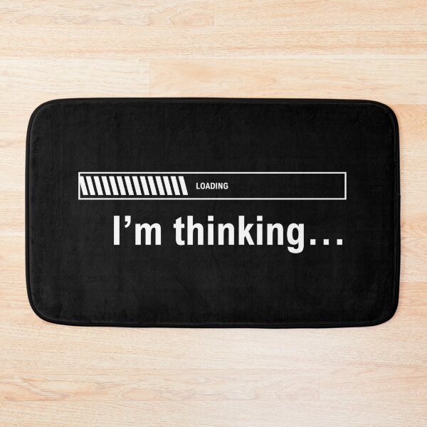 Item preview, I Am Thinking loading Graphic Typography Design designed and sold by ironpalette.