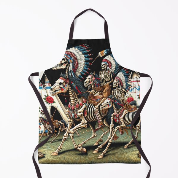 Item preview, Native American Dead Indian Warriors, Teepees and Red Roses designed and sold by HippieFarms11.