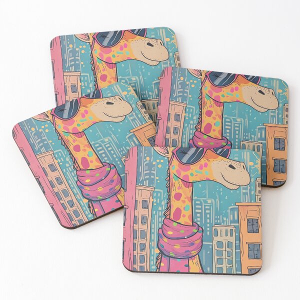 Item preview, Whimsical Giraffe Adventure designed and sold by cute-animals99.