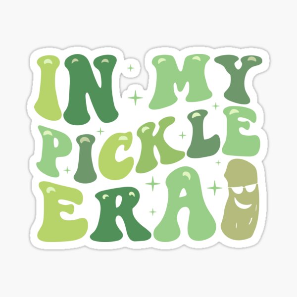 Item preview, In My Pickle Era Colorful Graphic For Pickle Lovers Vintage  designed and sold by roboartpixel.
