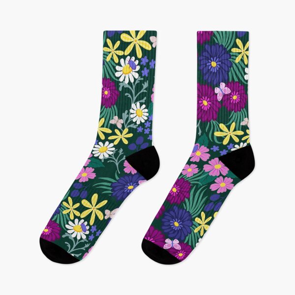 Item preview, Patrón floral del jardín de verano designed and sold by Vanessa Bentley.