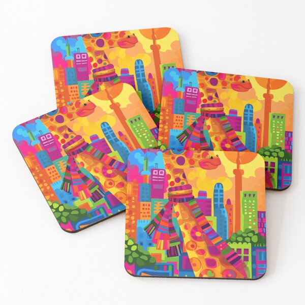 Item preview, Whimsical Giraffe Adventure designed and sold by cute-animals99.